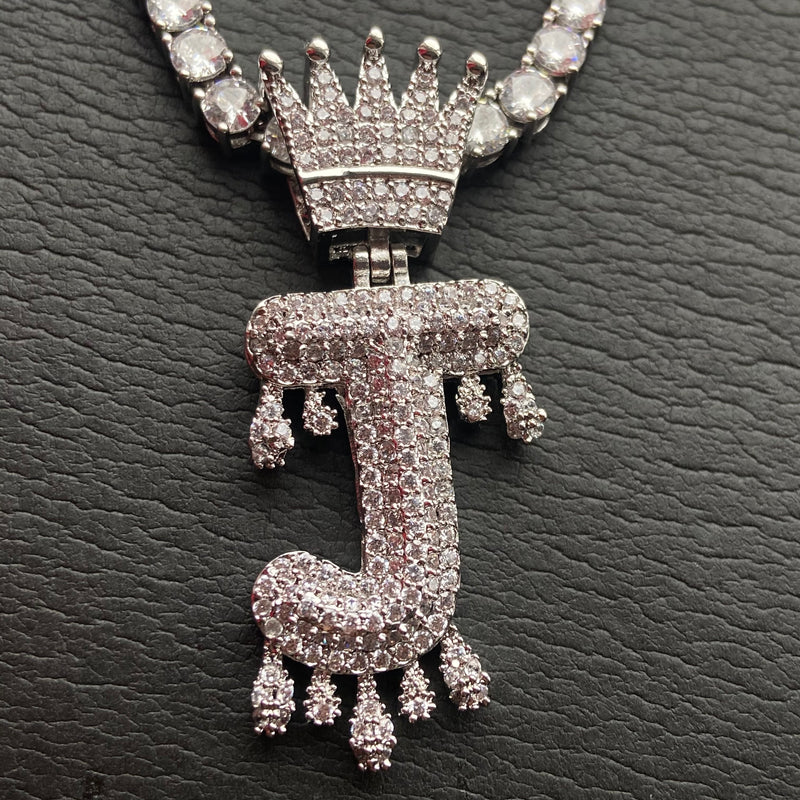 Dripping Crown Letter Custom